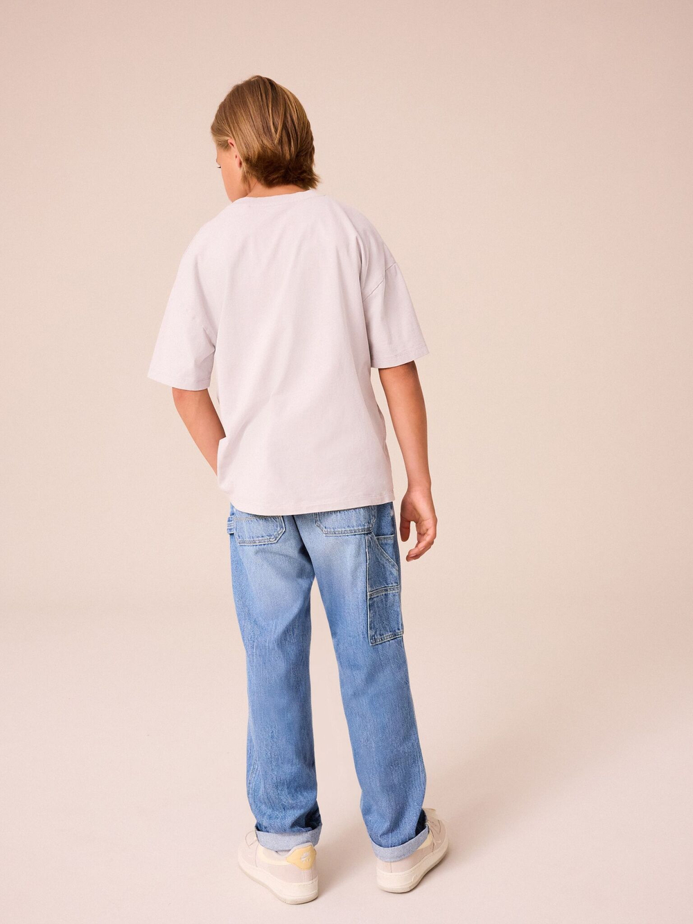 Джинсы для мальчика Next B47-948, Голубой