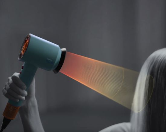 Фен Dyson Supersonic Nural HD16, бирюзовый/оранжевый (Ceramic Patina/Topaz) EU