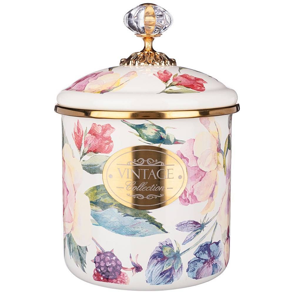 БАНКА ДЛЯ СЫПУЧИХ ПРОДУКТОВ AGNESS, СЕРИЯ ВИНТАЖ, 12 Х 12СМ/ 1,2Л (КОР=8ШТ.)