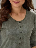 Лонгслив ЛНк-005/хаки-варенка