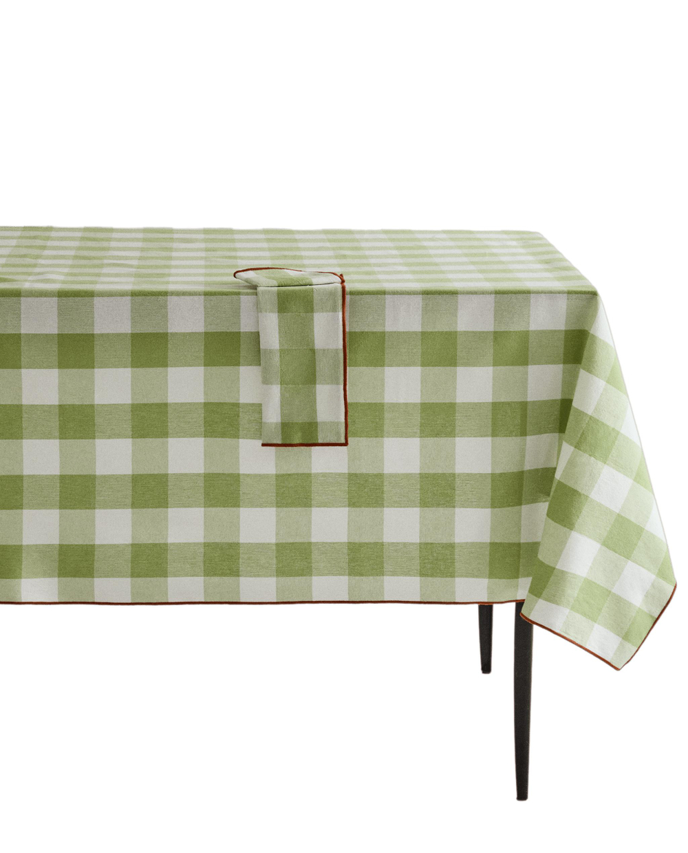 Zara Home скатерть из хлопка, клетка, 160 120 см