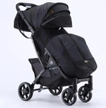 Коляска прогулочная Babalo 2022 Звезда текстиль на чёрной раме с сумкой