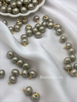 Пуговицы жемчужные светло-коричневые перламутр скидка
