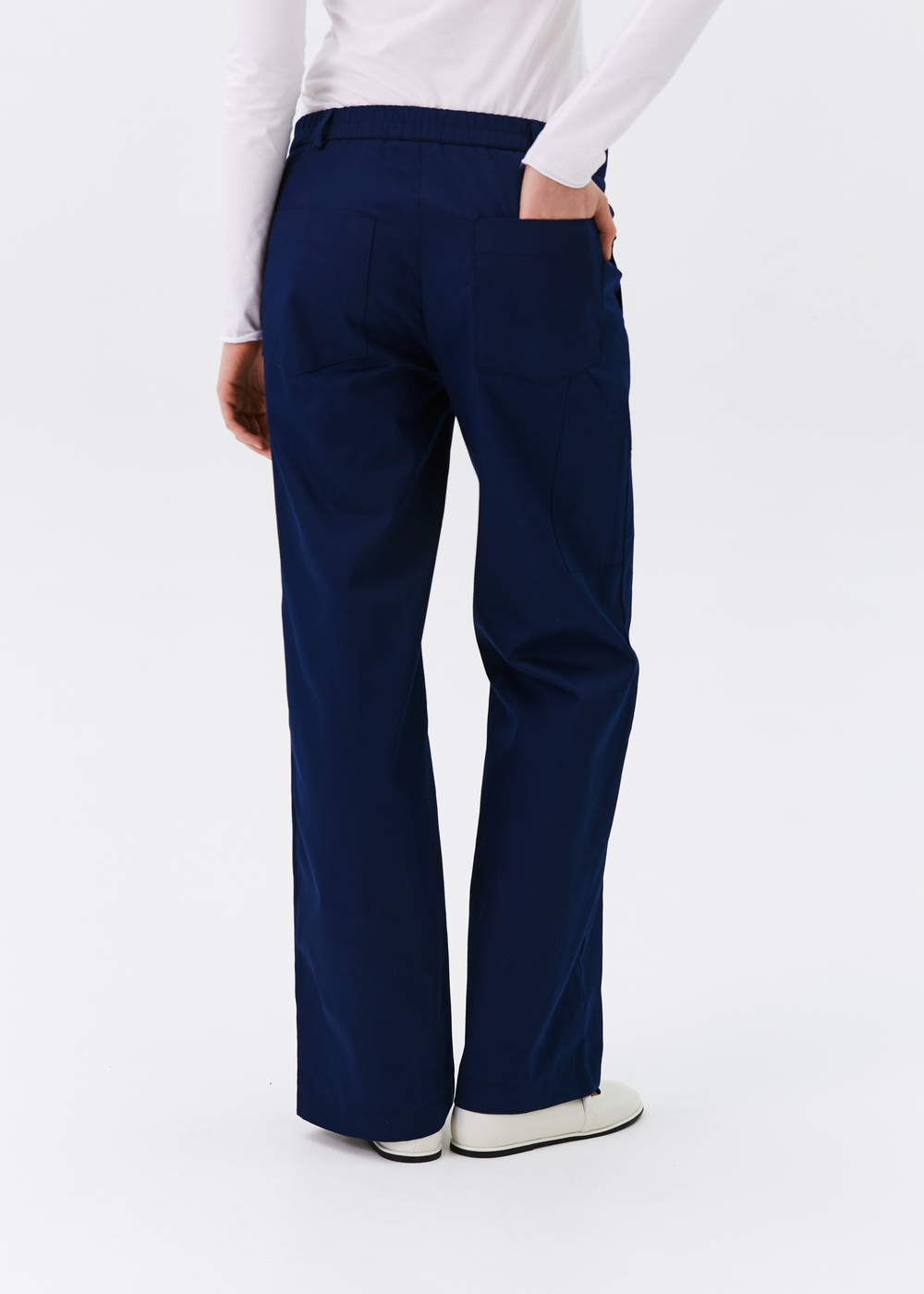 Брюки медицинские женские Лаворо, нэви хлопок