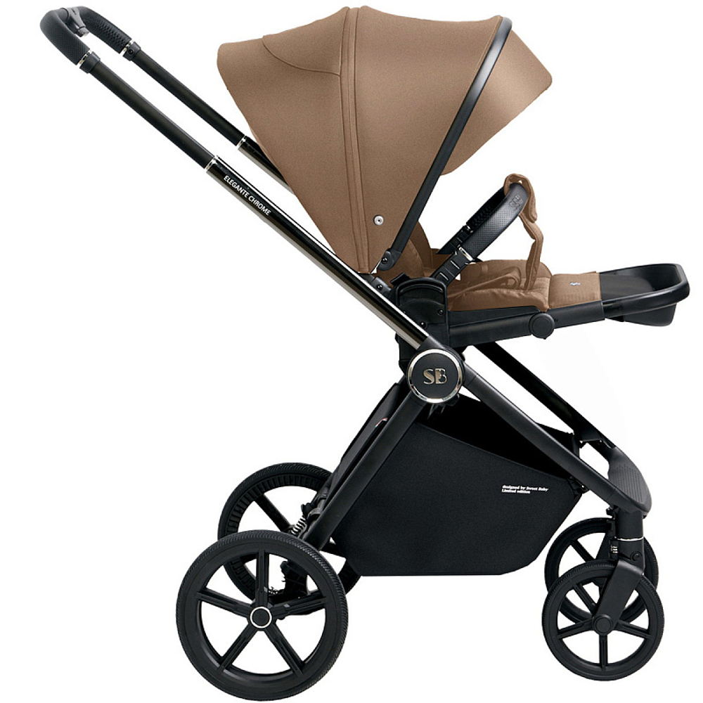 Детская прогулочная коляска Sweet Baby Elegante Chrome/Brown