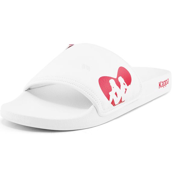 Kappa Outdoor Printed Sport Slippers 'White Red'