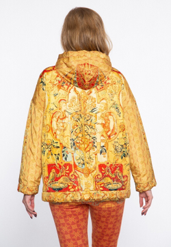 Куртка "Гротеск с птицами", по мотивам фламандской шпалеры 17 века из серии «Гротеск»