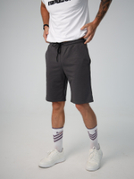 Шорты трикотажные графит серые Город Горький