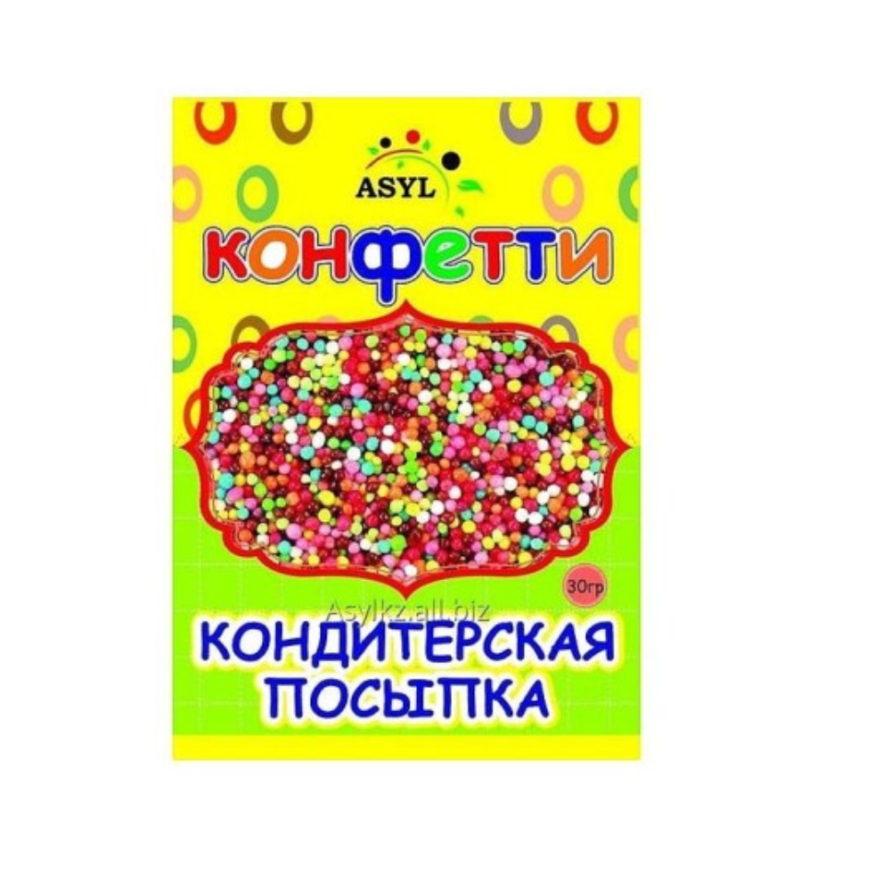 Кондитерская посыпка Asyl Конфетти 50 гр