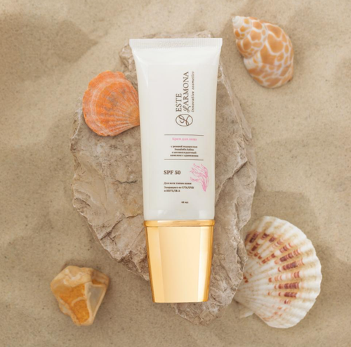ESTE LARMONA Солнцезащитный крем для лица SPF 50, 40мл.