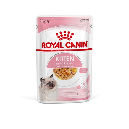 Royal Canin 85г пауч Kitten Влажный корм для котят с 4 до 12 месяцев (желе)
