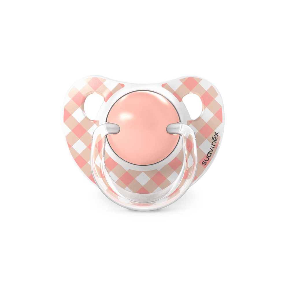 Набор анатомических пустышек Suavinex Wild розовый, 0-6 мес, 2 шт