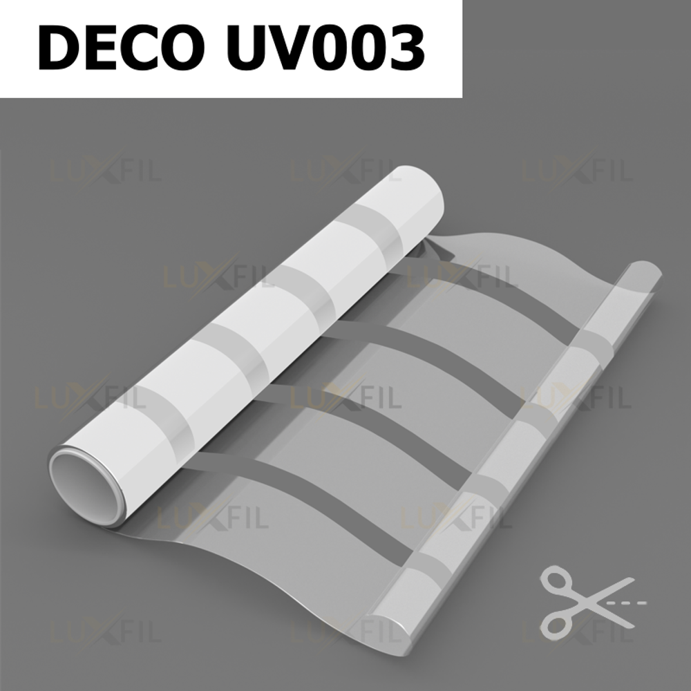 Пленка для окон декоративная DECO UV003 LUXFIL, на отрез (ширина рулона 1,524 м.)