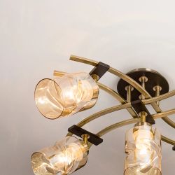 Citilux Мерида CL142154 Люстра с поворотными плафонами Бронза
