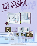 Альбом YUNA (ITZY) - ICE CREAM 1st Mini Album SPECIAL 2 Version SET