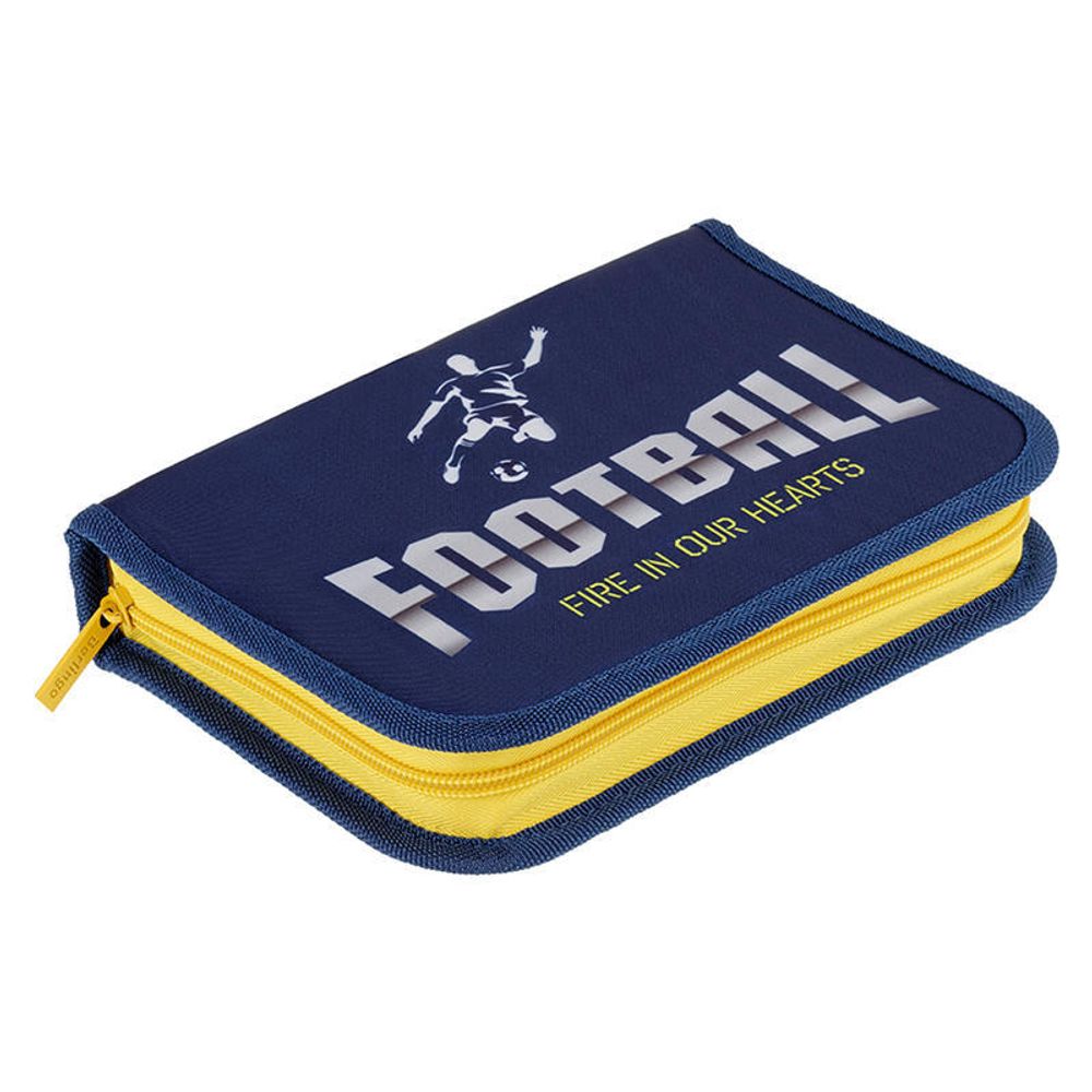 Пенал 1 отделение 200*140*40 Berlingo Goal, откидная планка, полиэстер