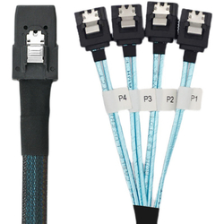 Кабель Mini SAS SFF-8087 - 4xSATA 1.0 м