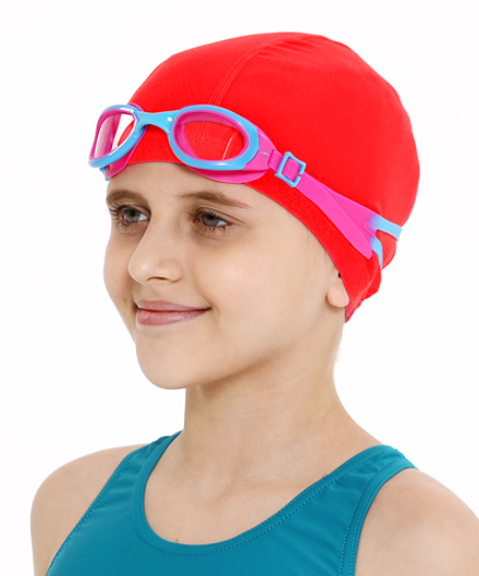 Шапочка для плавания Essence Red, полиамид, детский