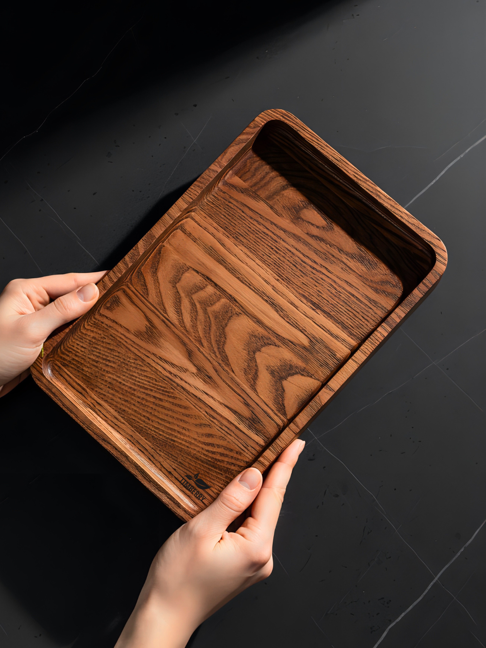 Поднос деревянный прямоугольный 30х20 см