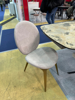 Стул CAVA GY8029 Astrid бежевый/нерж.сталь