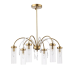 SL1401.303.06 Люстра подвесная ST-Luce Латунь/Латунь, Прозрачный E14 6*40W ЛЮМИНЕРА