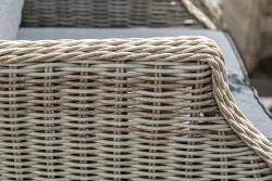 "Неаполь" обеденная группа плетеная из искусственного ротанга, цвет бежевый