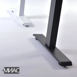 МИАО Подстолье для компьютерного стола с электроприводом, рама для стола регулируемая по высоте, 2-х моторная , Белый