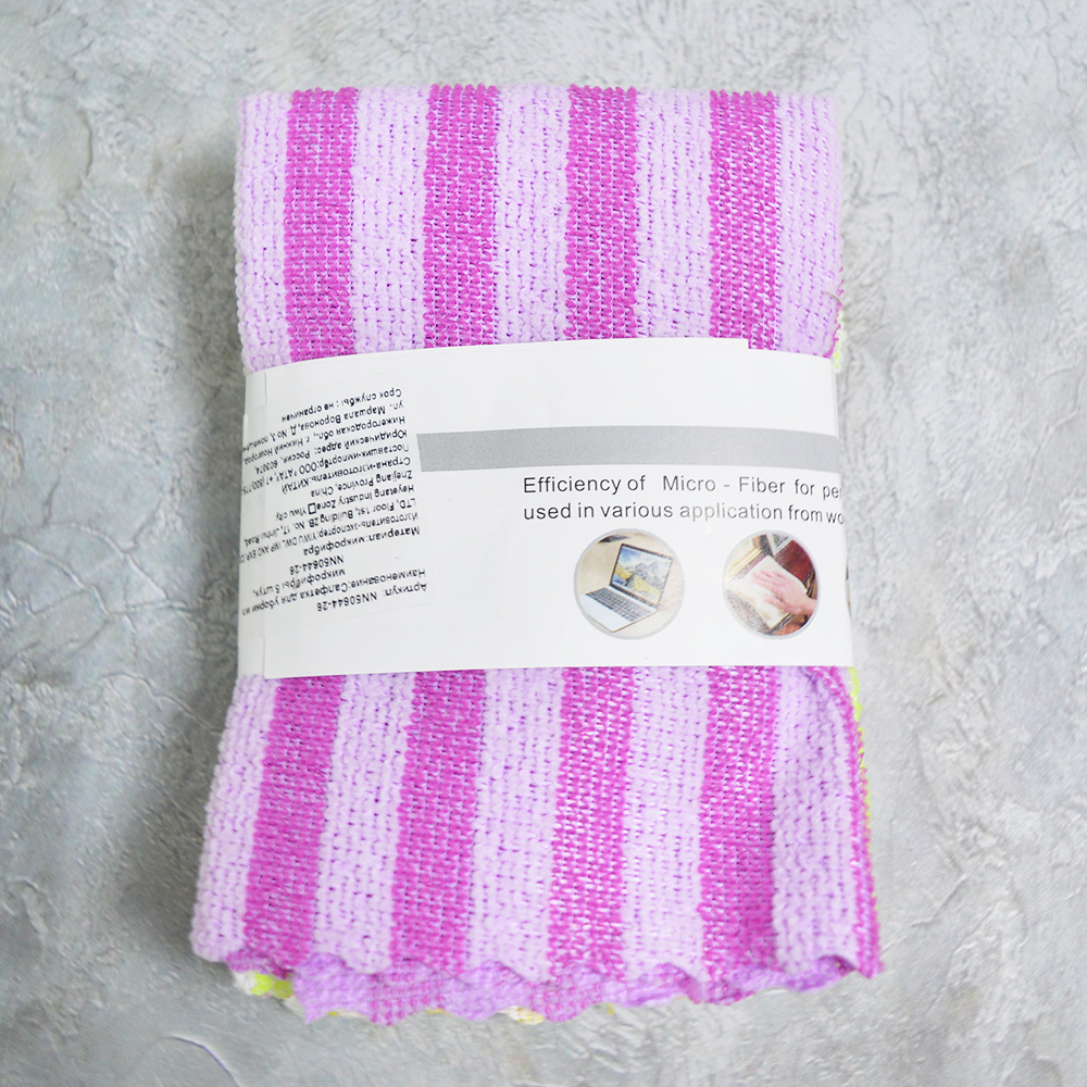 Салфетка из микрофибры 30*30см 4 штуки, NN50644-26