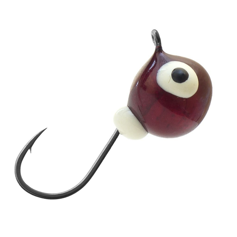 Мормышка вольфрамовая LumiCom ДРОБИНА С УШКОМ (обмазка-малек), 4,5мм, MBL, 10 штук в упаковке