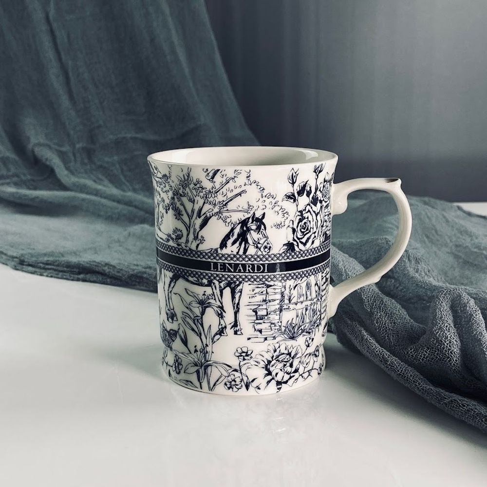 Lenardi 109-303 Кружка 400мл в под.уп.(х24)Фарфор