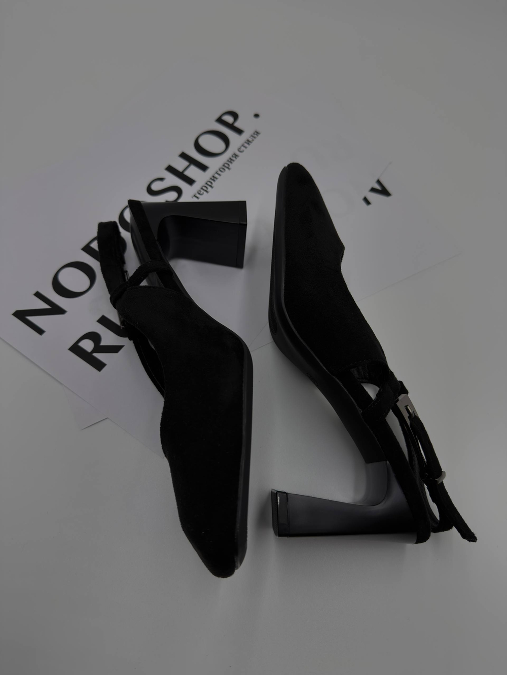 Туфли женские экокожа арт. 331-7 цвет "чёрный"