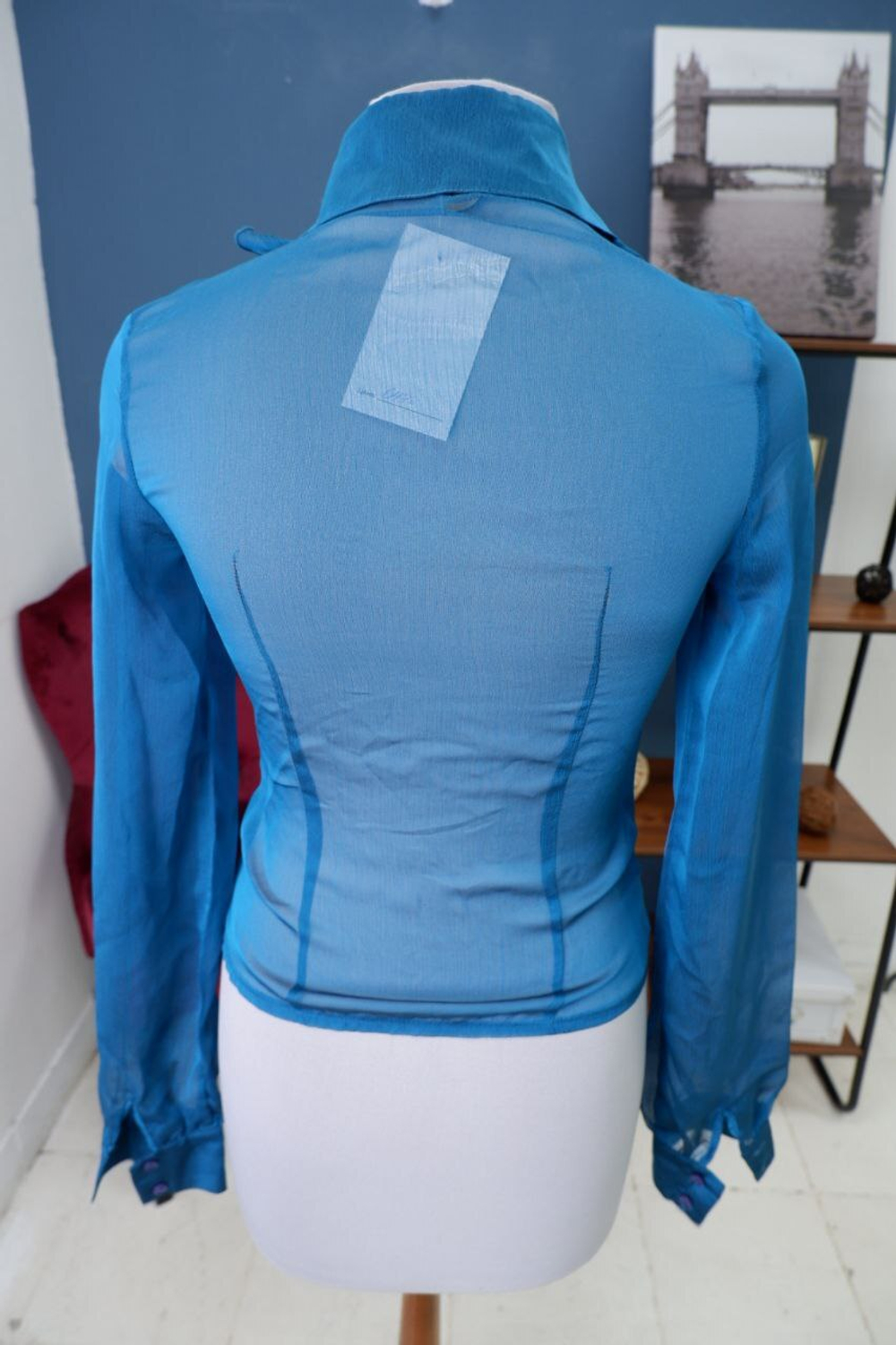 Блузка с жабо 42 размер