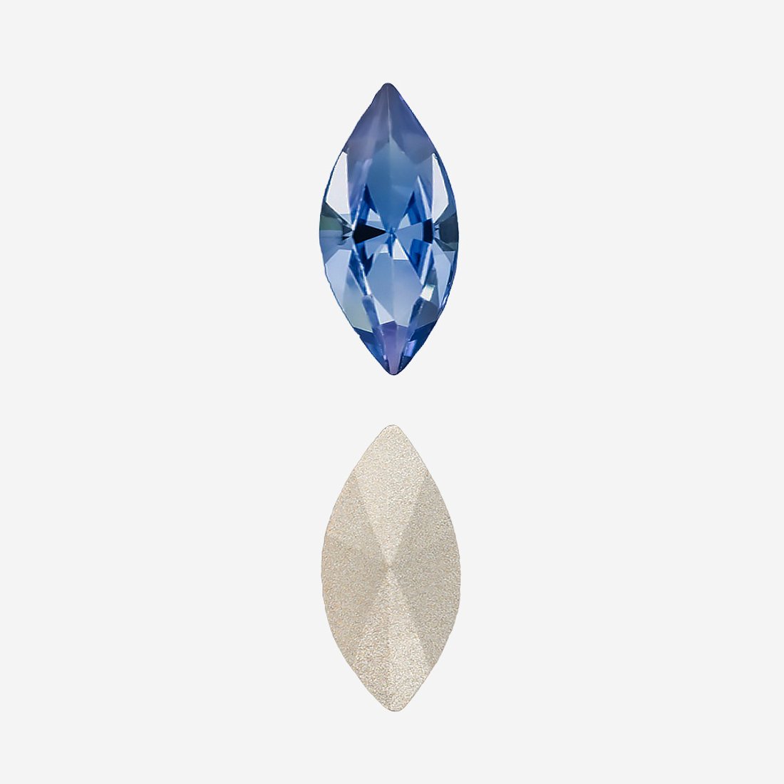 Кристалл Маркиз (Marquise Fancy Stone), оттенок "Сапфир"/"Sapphire", 10*5мм