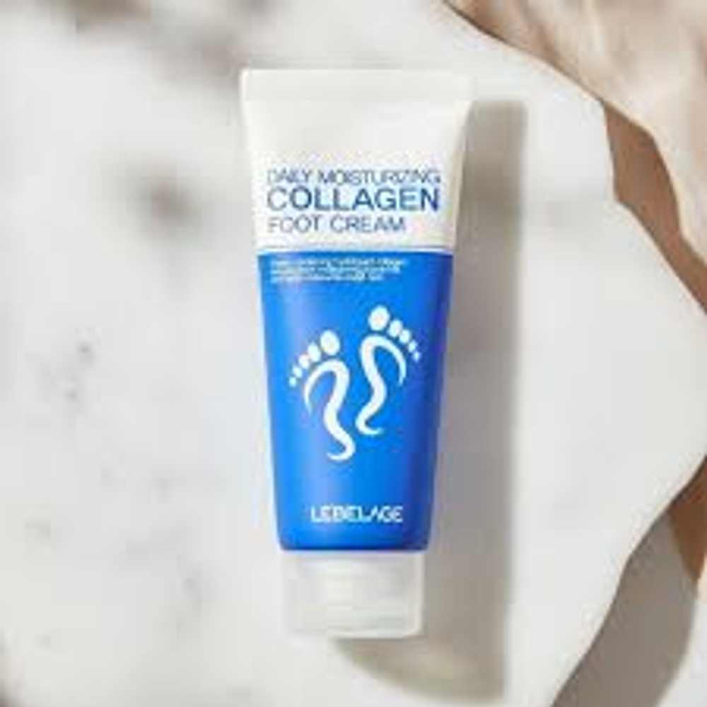Крем для ног с коллагеном Lebelage Daily Moisturizing Collagen Foot Cream, 100 мл