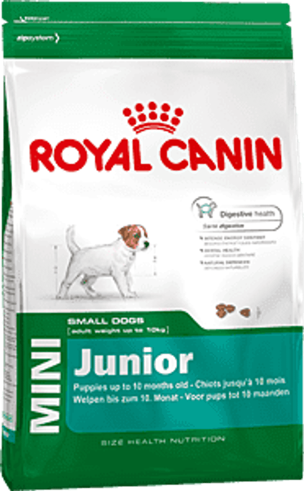 Royal Canin 800г Мини Юниор корм для щенков мелких пород до 10 месяцев Royal Canin 800г Мини Юниор корм для щенков мелких пород до 10 месяцев