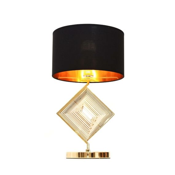 Настольная лампа Lumina Deco Fabi LDT 5529 F.GD+BK