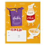 Тетрадь 18 л. BRAUBERG клетка обложка картон "Tasty food" (40 штук в упаковке)