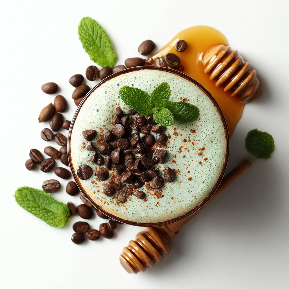 Шоколадно-мятный латте