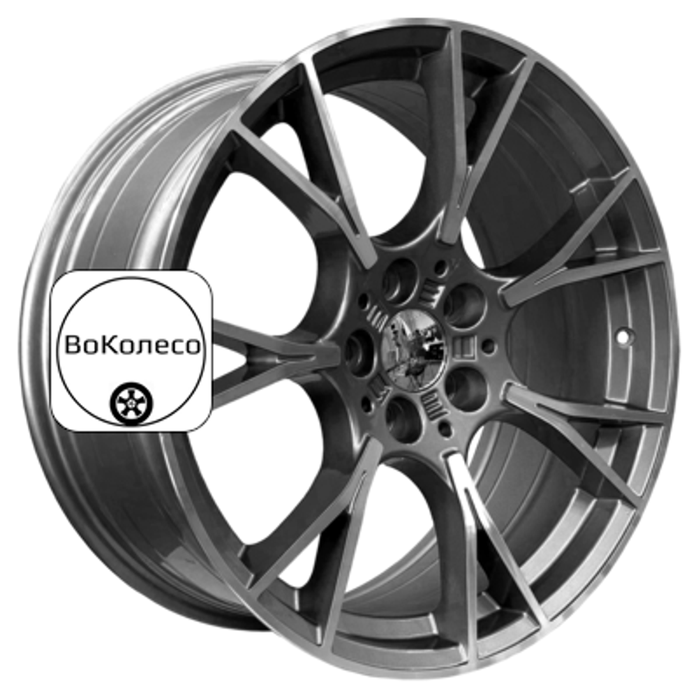 8,5x19/5x120 ET25 D66,5 5407 Gun Grey Machined Face (PDW) PDW