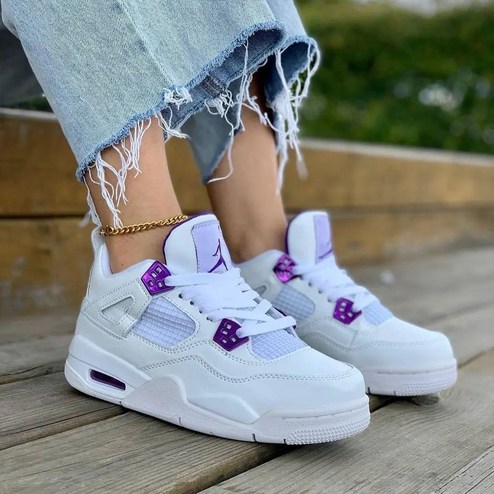 AIR JORDAN 4 RETRO "PURPLE METALLIC"