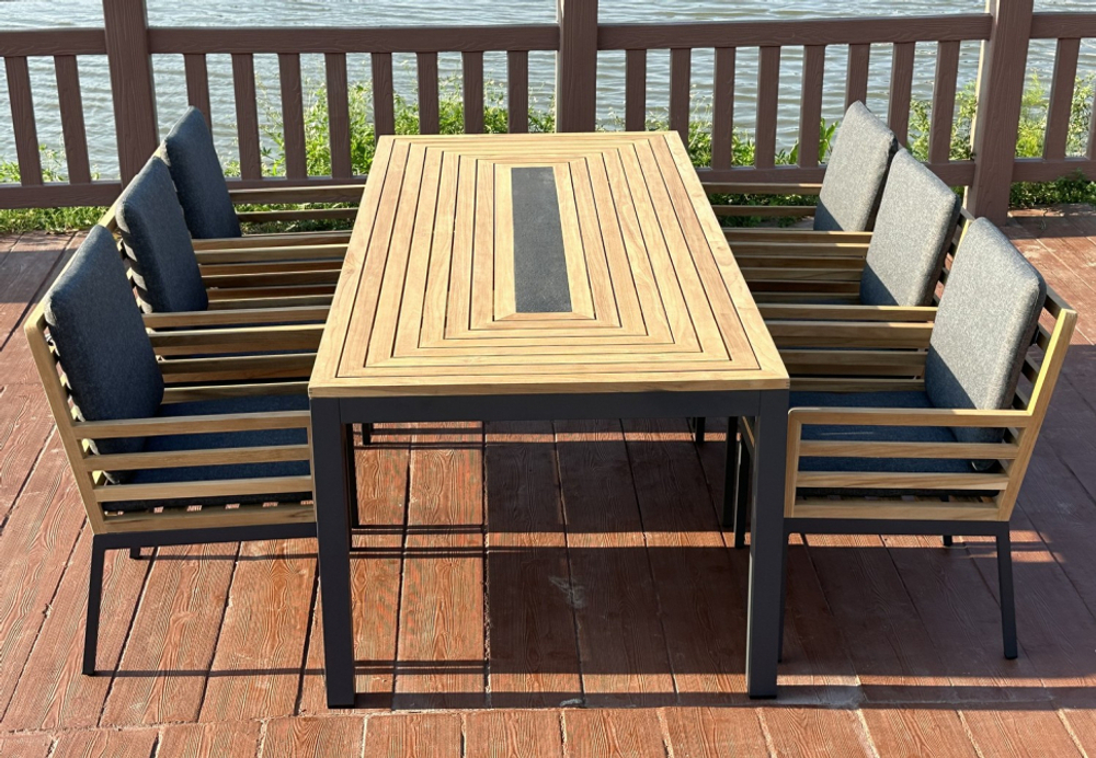 Обеденная группа Ideal Patio ЭГМОНТ стол тик 220