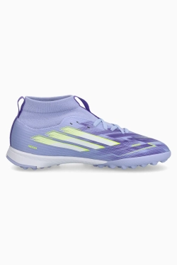 Сороконожки adidas F50 League Mid TF Junior - фиолетовый