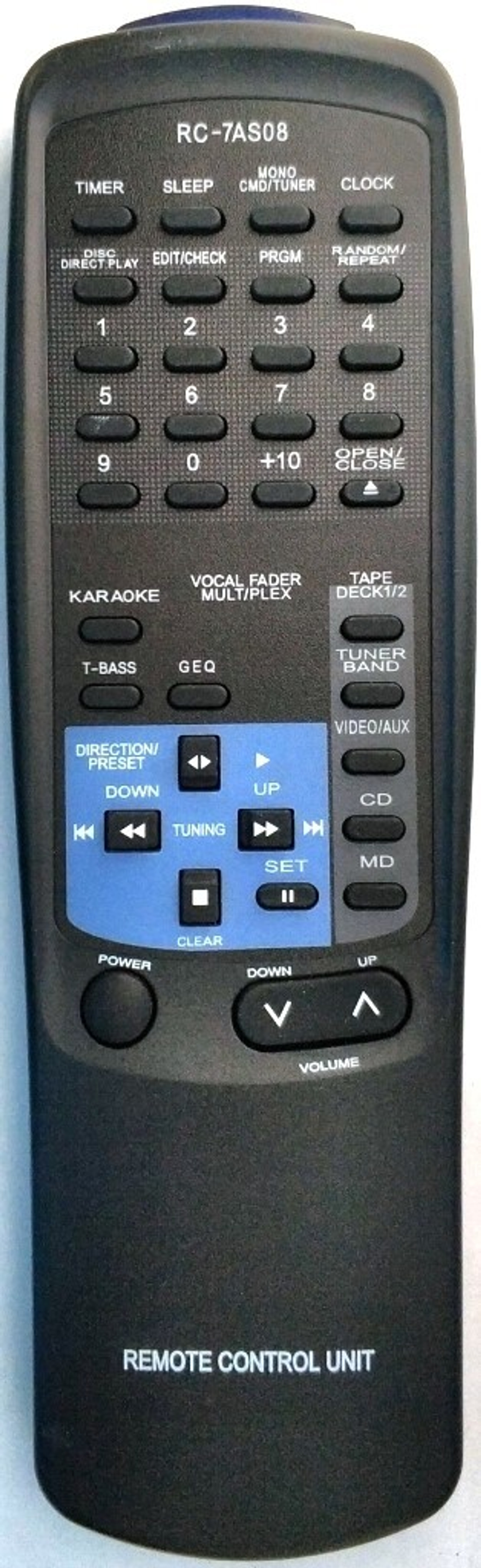 Пульт ДУ для Aiwa RC-7AS08
