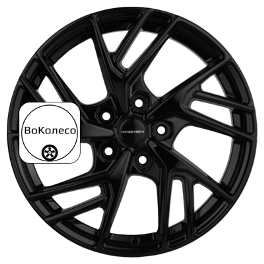 6,5x17/5x114,3 ET45 D67,1 KHW1722 (Mazda3/CX30) Black Khomen Wheels
