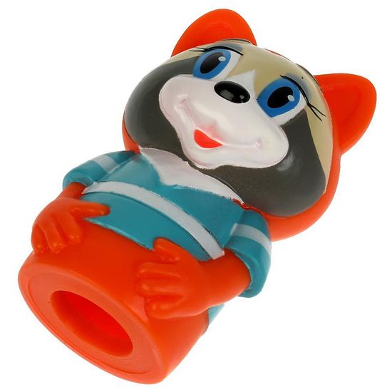 Игрушка пластизоль для купания пальчиковый театр герои ЭКРАН в блист. КАПИТОШКА