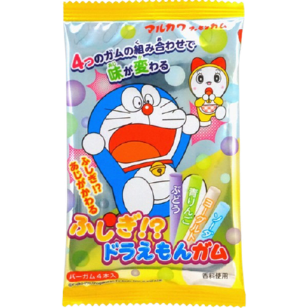 Жевательная резинка Marukawa Ассорти 4 вкуса Дораэмон