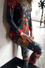 Комплект: Легенсы и Рашгард "Череда -2" женские