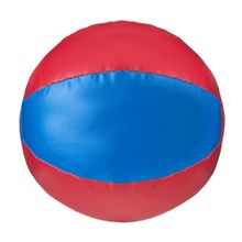Медбол 3C144-K64, 2кг, иск.кожа, наполнитель резиновая крошка, диам. 19 см, маш сшивка, сине-красный