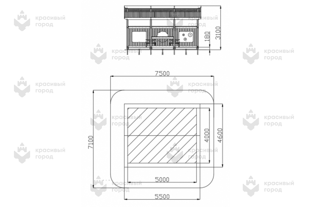 Беседка Эко