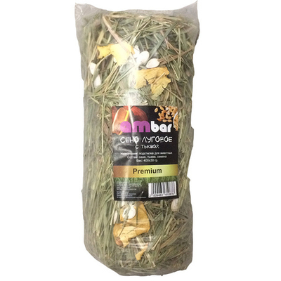 Сено "Ambar" PREMIUM с тыква с семечками 400гр